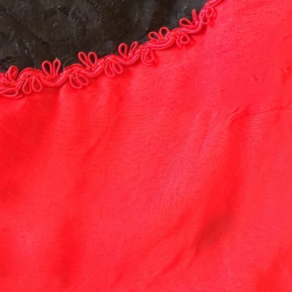 Women’s XS Black & Red Spanish practice ice skating dress kid’s 12/14 - Picture 3 of 10